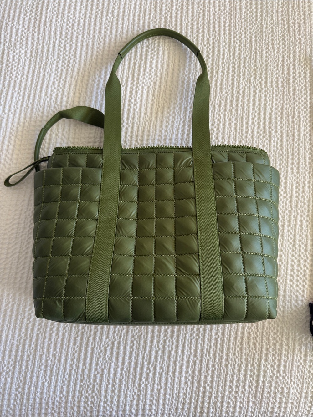 kate spade Olive Quilted Tote with Dual Top Handles - Picture 7 of 7